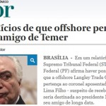 PF vê "coronel" de Temer como dono de "offshore"