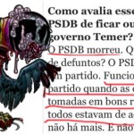 "PSDB morreu" vira sucesso na rede. E desgraça na realidade