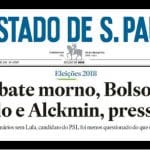 'Estadão' não esconde 'dor de cotovelo' por mau desempenho de Alckmin