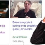 Mesmo com liberação médica, Bolsonaro não vai a debate da Globo