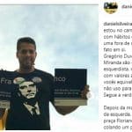 "Bombadão" de Bolsonaro vandaliza placa de Marielle na Cinelândia