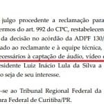 A censura de Fux é "Lula não pode ser visto nem ouvido"