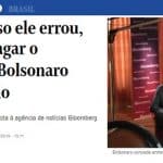 Bolsonaro joga o filho ao mar. Será "plausível"?