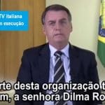 Dilma: Bolsonaro repete mentiras à TV italiana