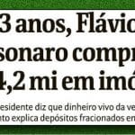 Flávio Bolsonaro "explica, mas não se descomplica"