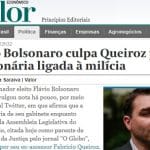 Flávio Bolsonaro sobre família de foragido: "a culpa é do Queiroz"...
