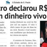 Ministro do Turismo fazia "pré-lavagem": R$ 400 mil, vivos, em casa