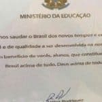 "Escola com nazismo", a receita do ministro da Educação