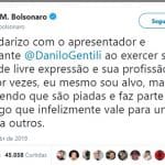 Bolsonaro e o "Gentili Livre!"