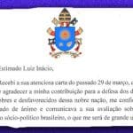 A carta do Papa a Lula: "Não desanime"