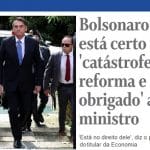 Bolsonaro manobra pelo caos