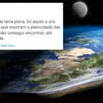 Olavo diz que não estudou se "a terra é plana". Mas o mar, é...