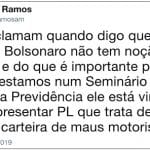 Previdência: presidente de Comissão reclama de Bolsonaro