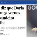 Bolsonaro ataca Doria: a direita é minha