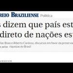 Não quero 1 árvore preservada, se houver alguém com fome, diz general