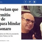 Queiroz exonerou mulher de miliciano para blindar "01", diz O Globo