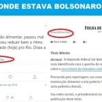 Twitter e matéria apontam Bolsonaro fora de Brasília no dia da morte de Marielle