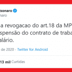 Bolsonaro revoga a "MP dos sem salário"