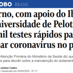 O 'marketeste' de coronavírus