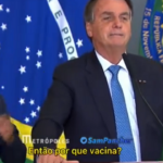 Bolsonaro, o "jovencida", é contra vacina abaixo de 20 anos. Assista