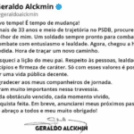 Alckmin sai do PSDB; Lula mira 20223